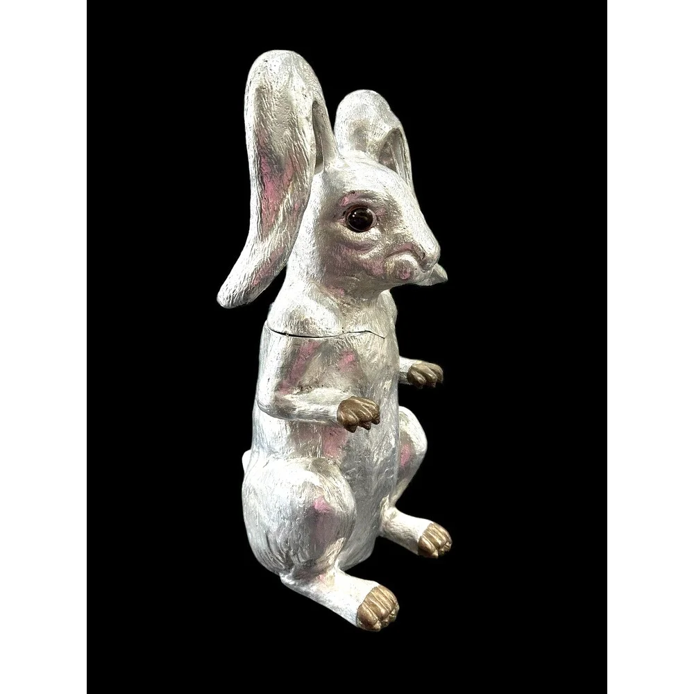 Vintage 1986 Arthur Court Bunny Rabbit Wine Bottle Holder Decanter Ice Bucket